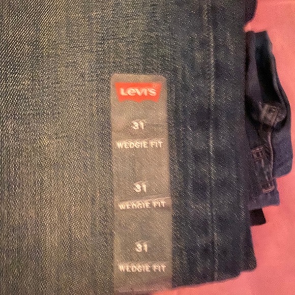 NEW Levi’s Jeans wedgie fit 31 High Rise Tapered - Picture 6 of 6